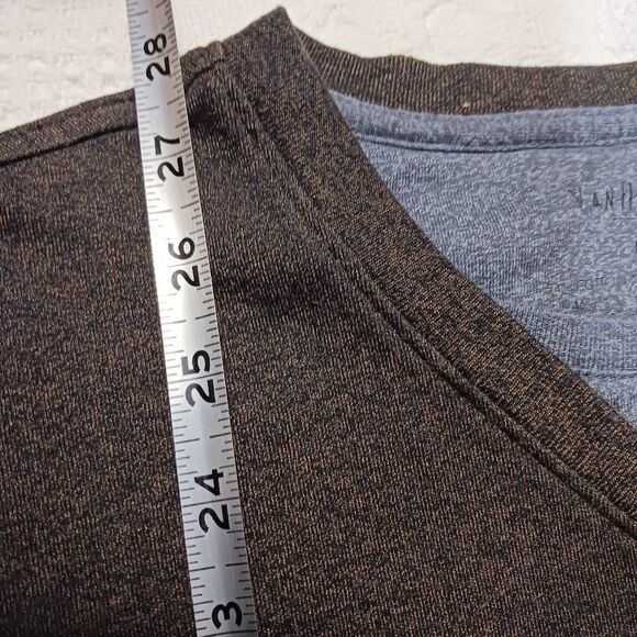 Van Heusen Men's M Brown V-Neck Long Sleeve Sweater - Picture 11 of 11